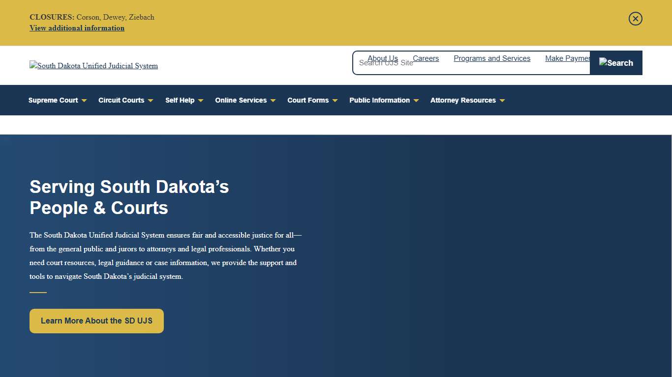 Home South Dakota Unified Judicial System